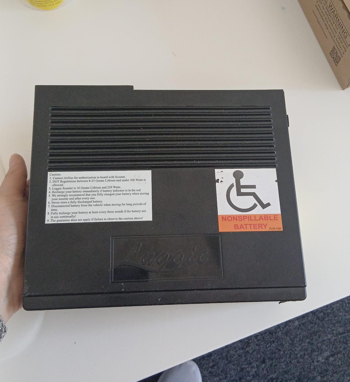 Luggie Mobility Scooter Battery - 1