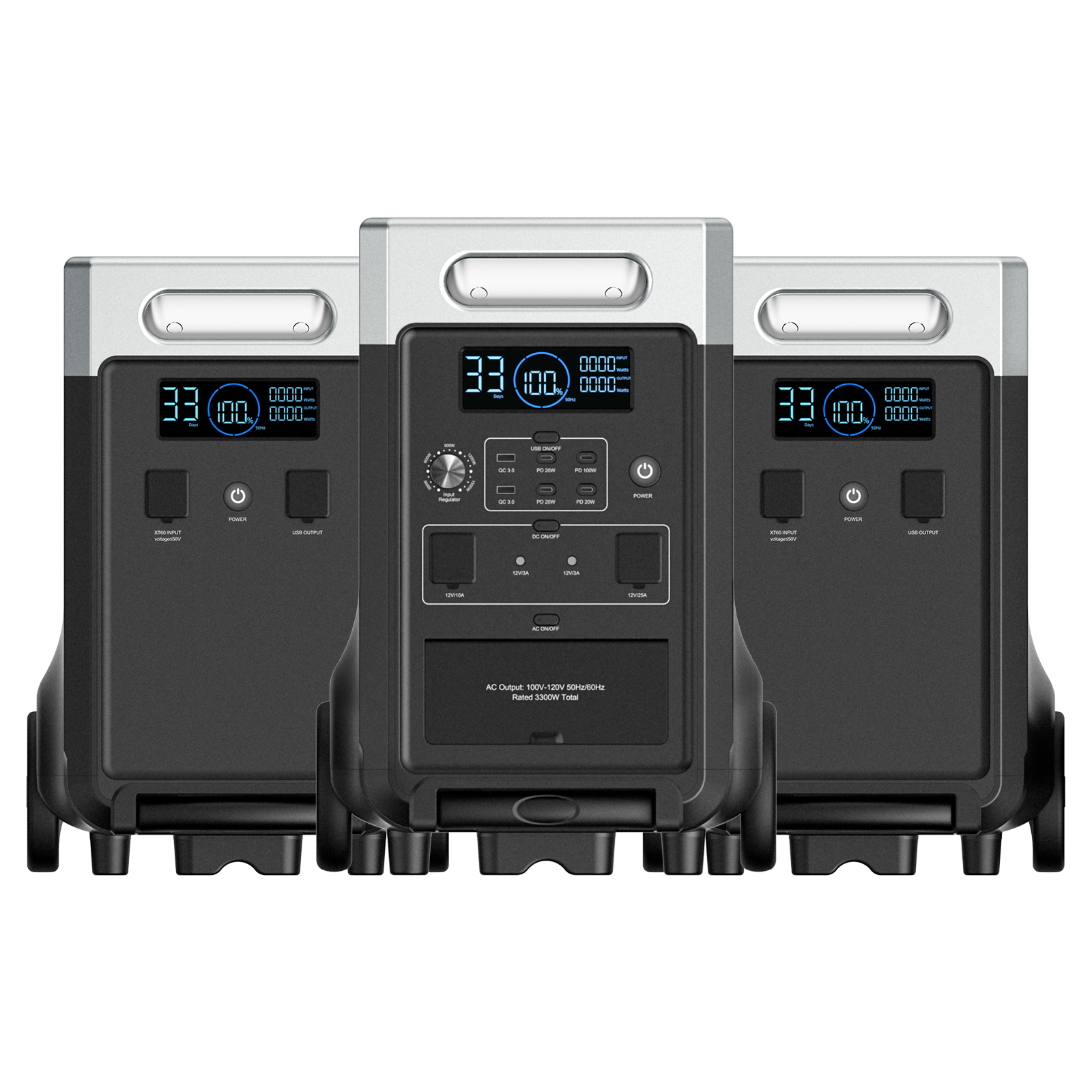 3600W 3840Wh Expandable Portable Power Station12