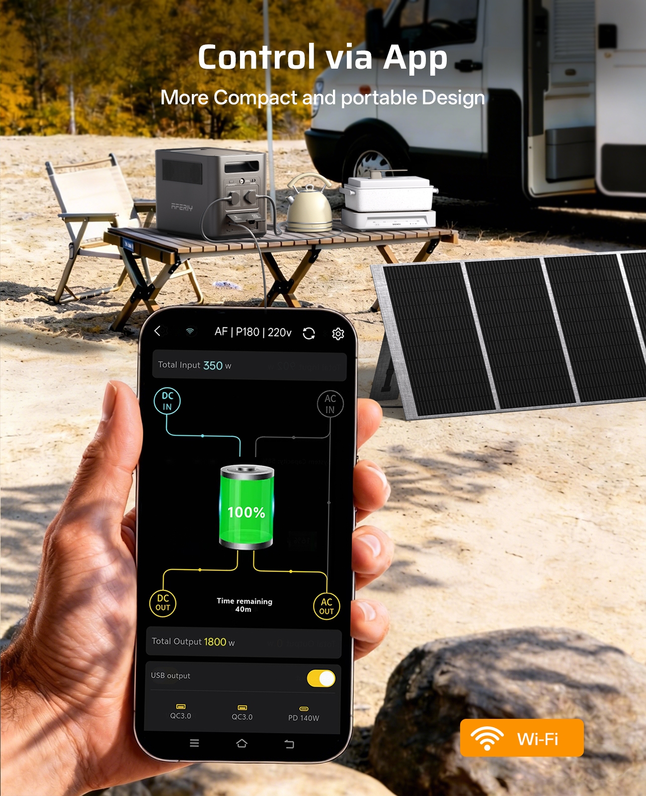 Portable Power Station 1800W 10