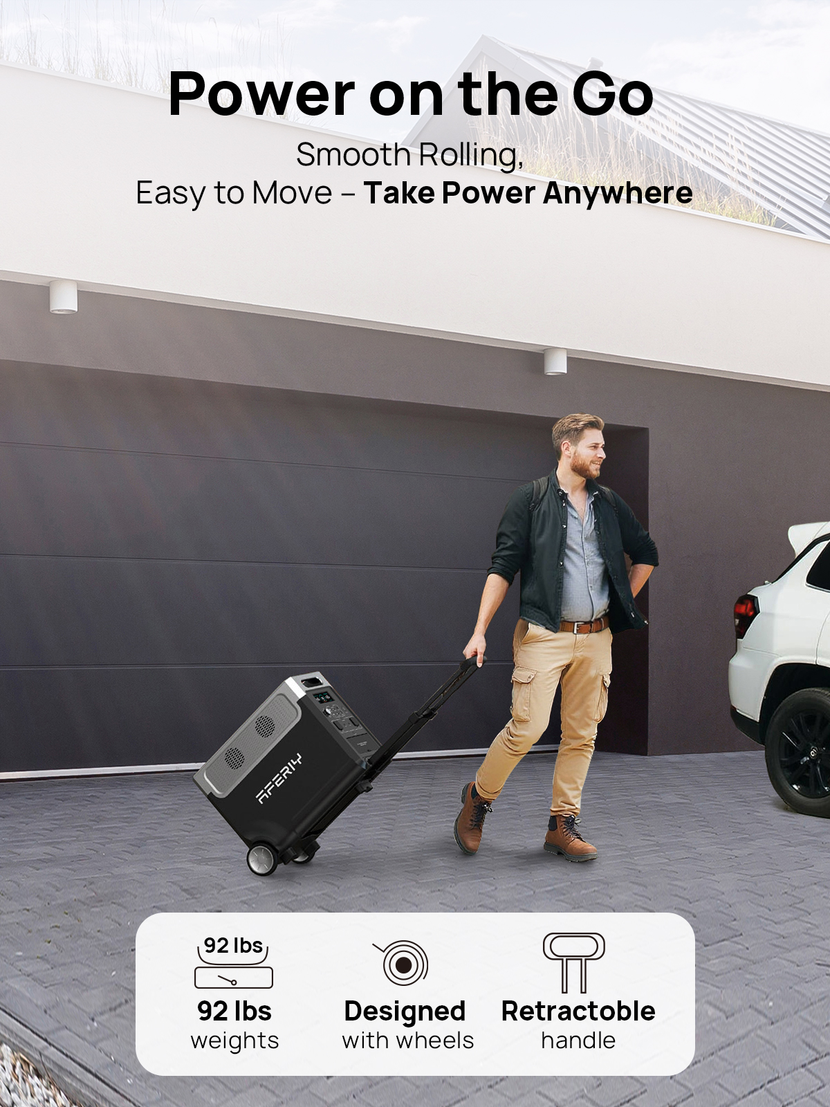 3600W 3840Wh Expandable Portable Power Station7