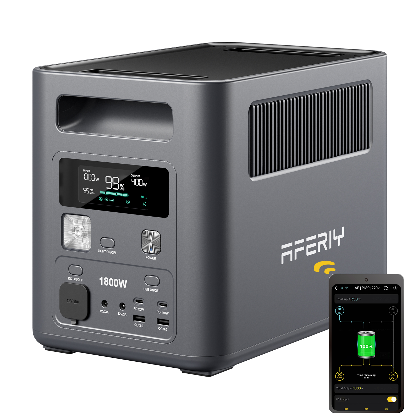 Portable Power Station 1800W 3