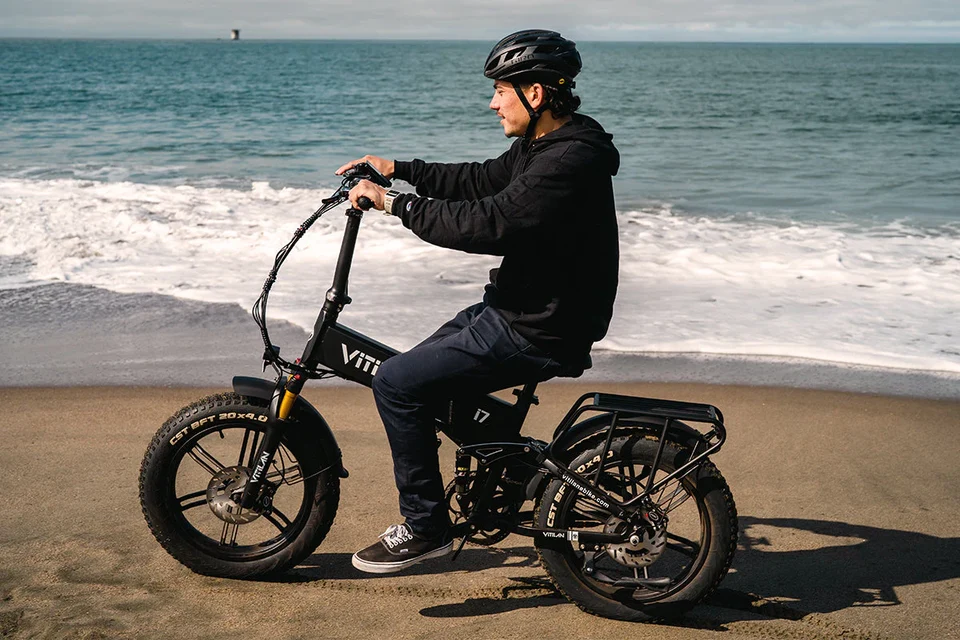 VITILAN I7 Pro 3.0 Folding Full Suspension Electric Bike - Image 5