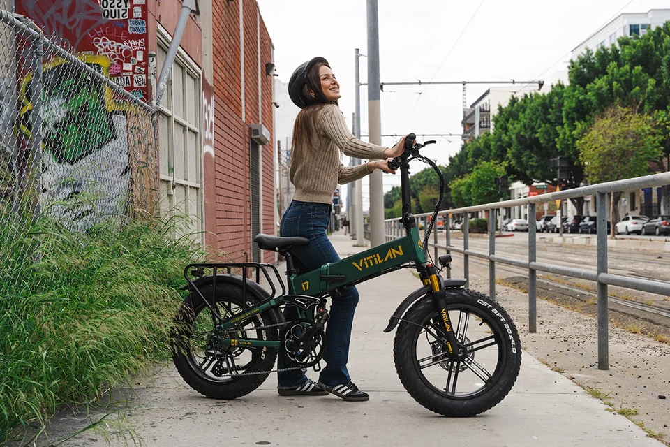 VITILAN I7 Pro 3.0 Folding Full Suspension Electric Bike - Image 4